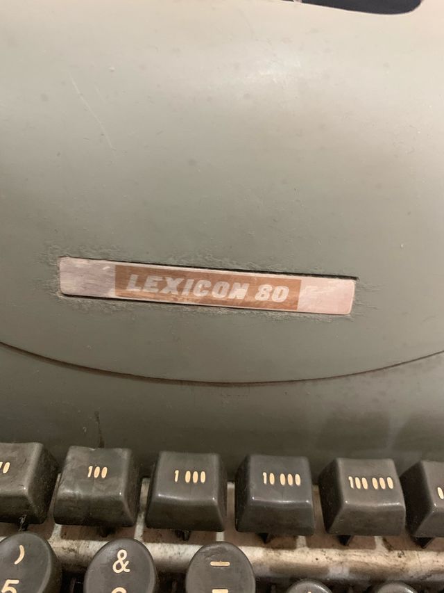 Máquina de escribir