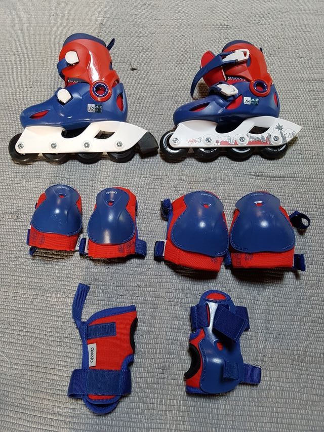Patines en línea y protecciones!