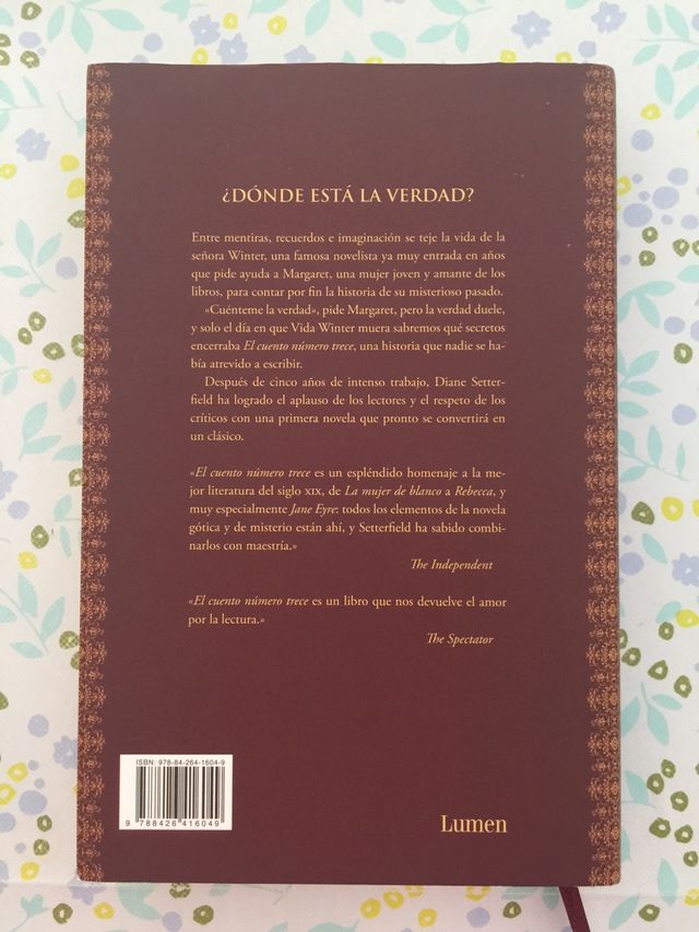 Libro "El cuento número trece"