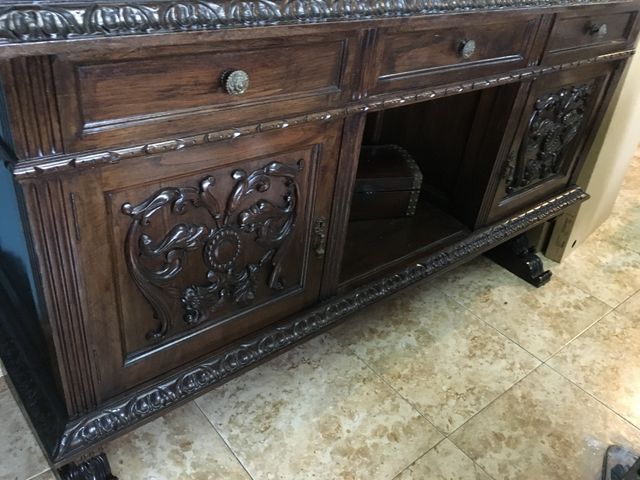 Conjunto de muebles clasicos principio siglo xx de segunda mano por 3