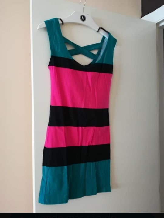 Vestido mini rayas . talla Xs sin estrenar