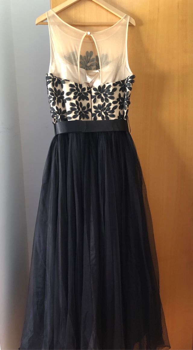 Vestido largo de ceremonia