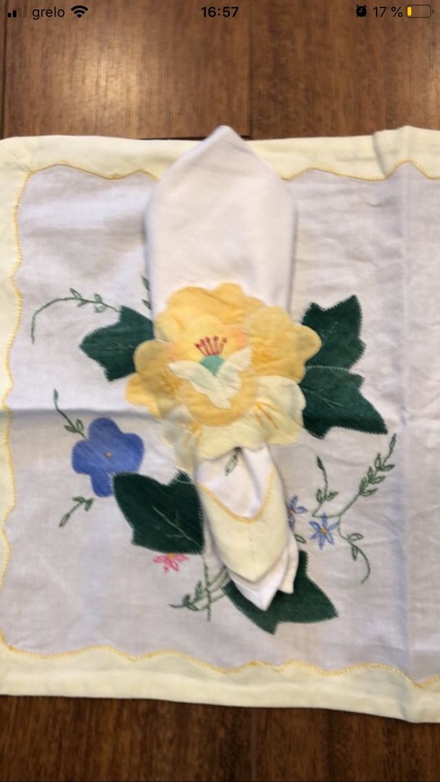 Conjunto manteles individuales