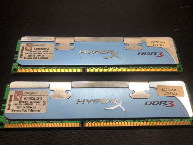 MEMORIA RAM 1600 2x2 DDR3 CL9