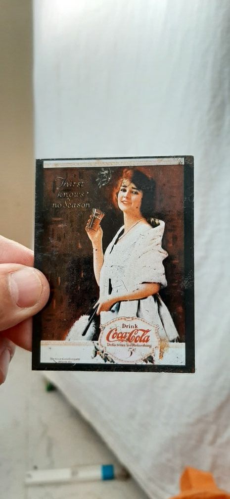 Chapa antigua de coca cola