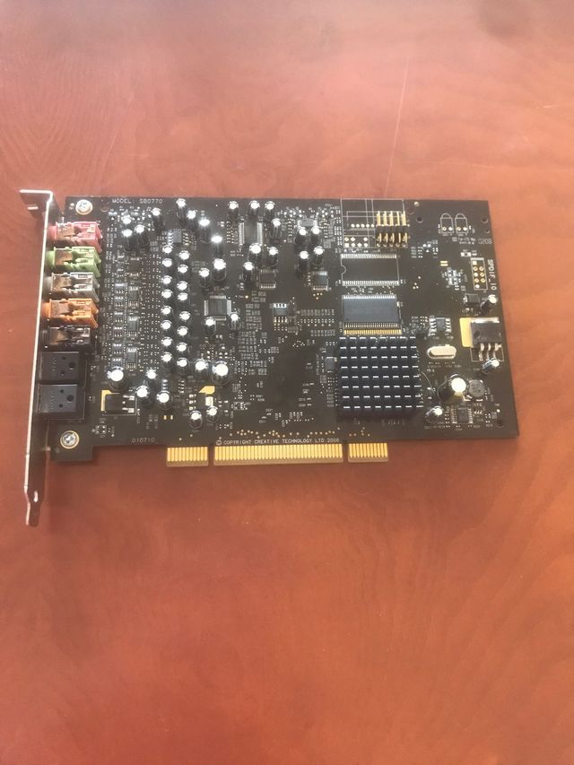 Tarjeta sonido sound blaster