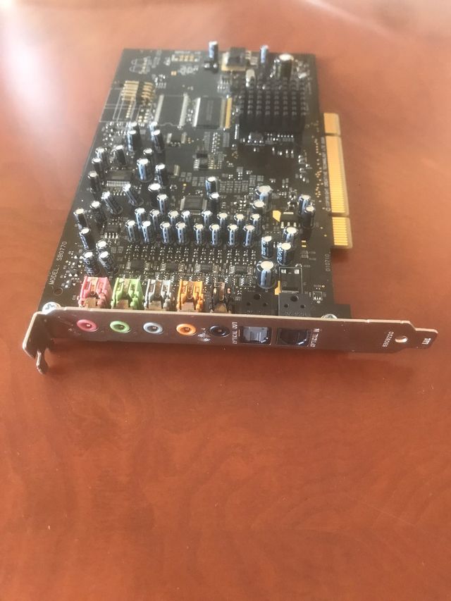 Tarjeta sonido sound blaster