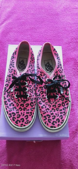 Vans leopardo rosa de segunda mano por 45 EUR en Samano en WALLAPOP