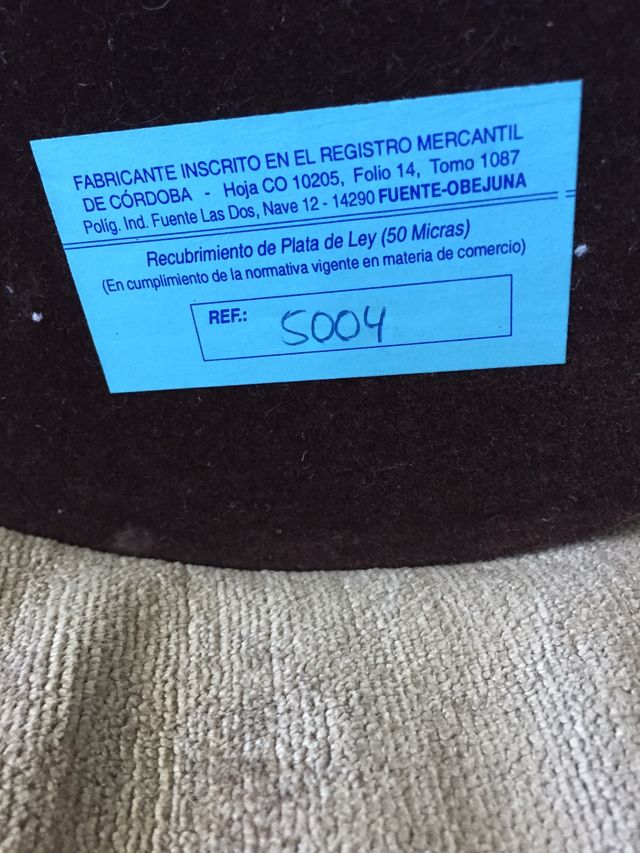 Figura pájaros plata de ley