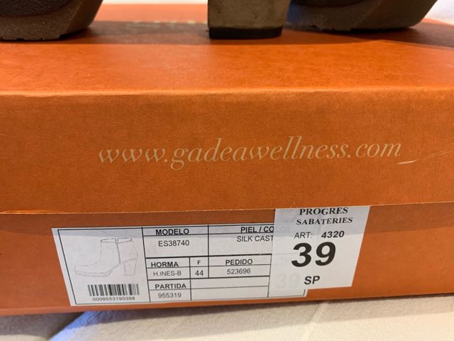 GADEA BOTINES ANTE MARRON CASTAÑO