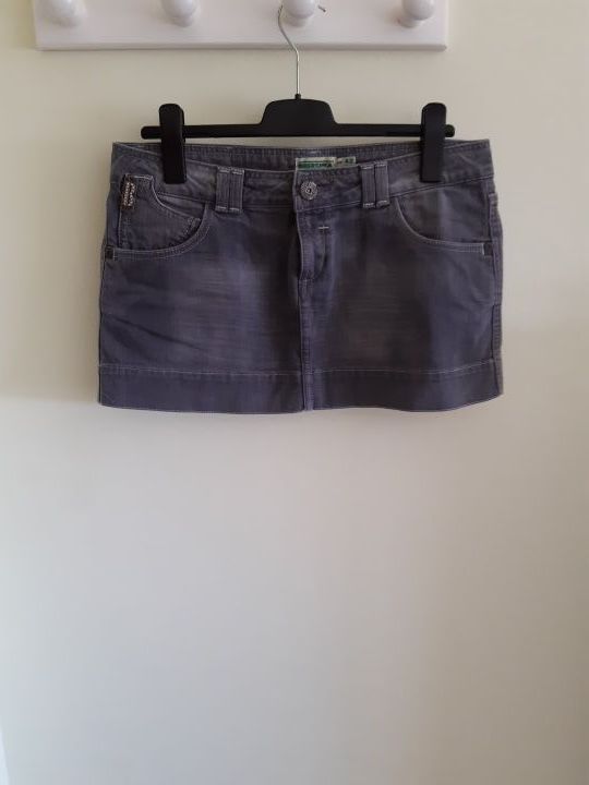 Falda vaquera corta