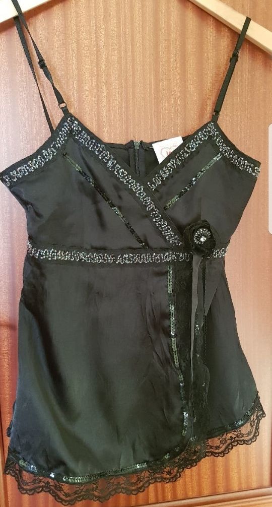 Top lencero negro ts