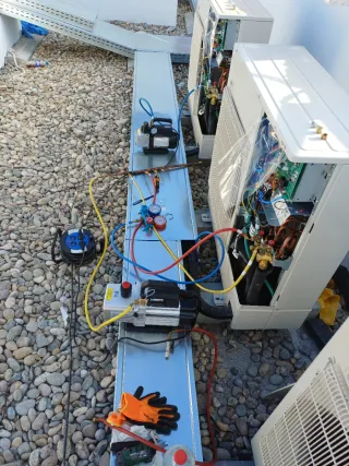 instalación de aire acondicionado