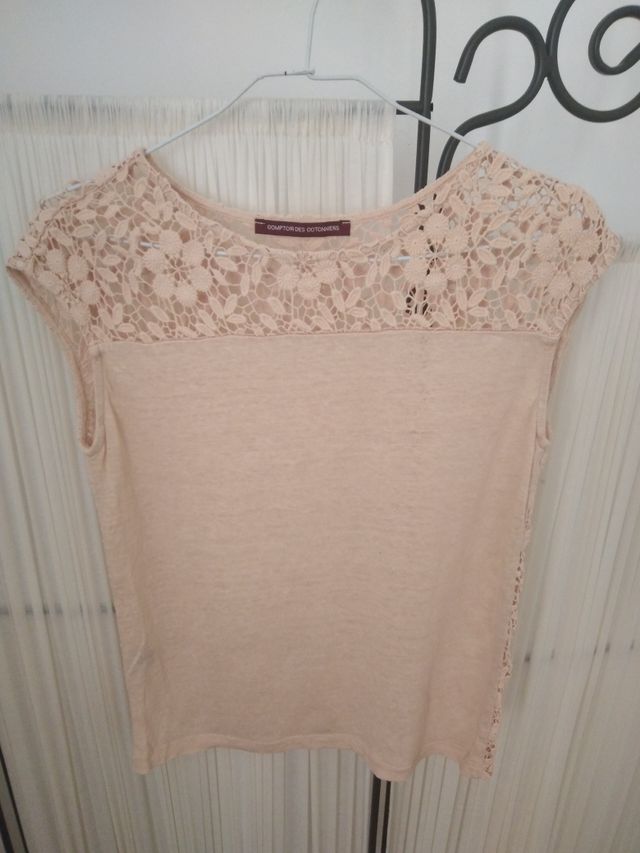 Top de lino y algodón Comptoir Des Cotonniers