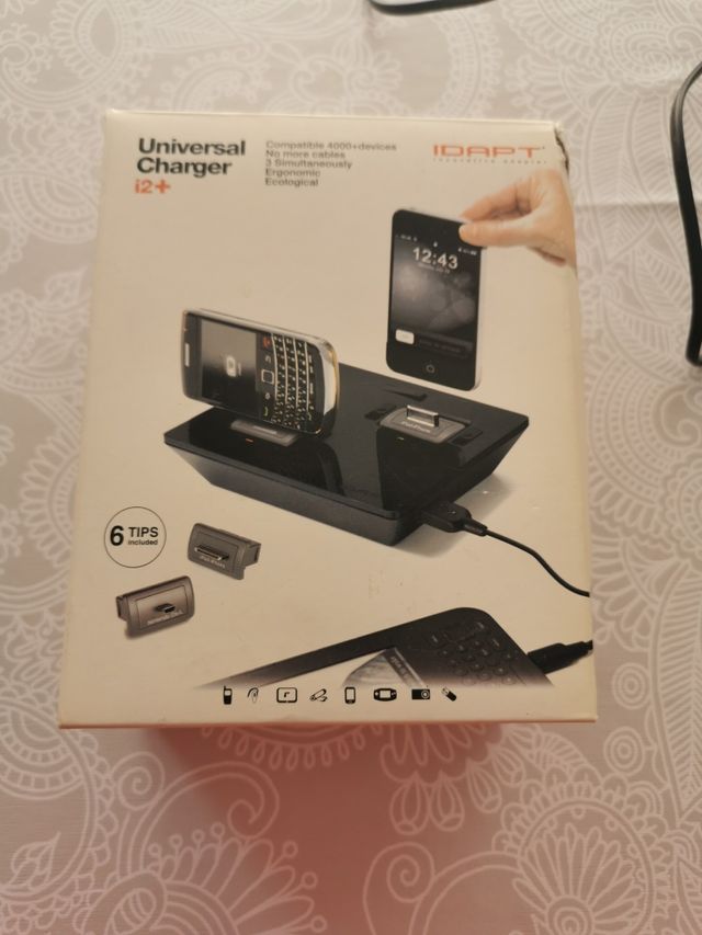 cargado móvil sobremesa doble