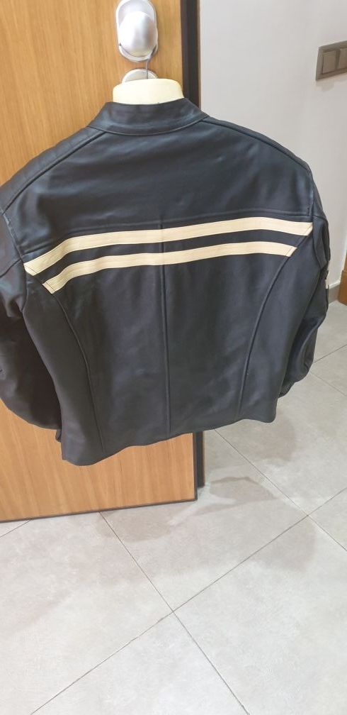 chaqueta motera estilo custom