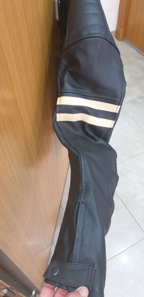 chaqueta motera estilo custom