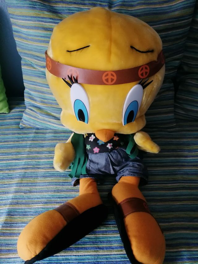 peluches Piolin hippie y el monstruo de tazmania