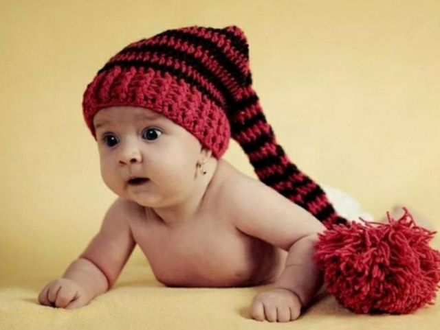 Gorro para fotos bebe