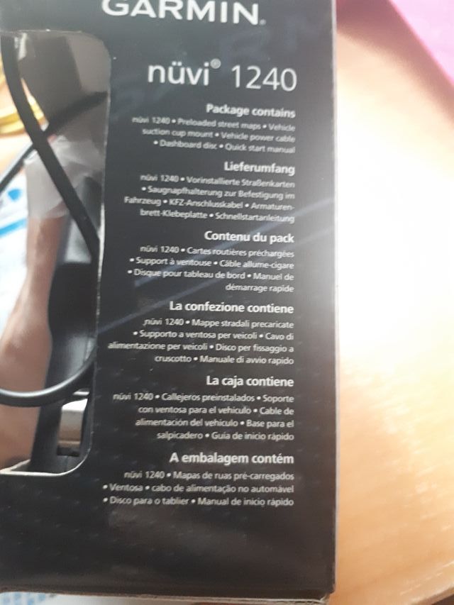 Navegador Garmin Nüvi 1240