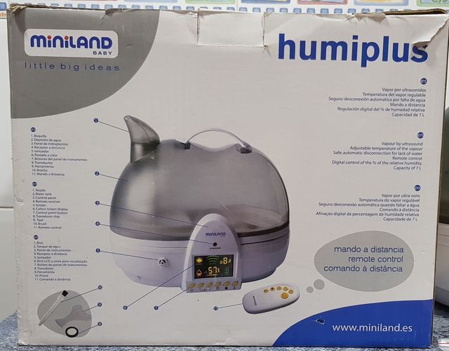 Humidificador Ionizador Electrónico Miniland