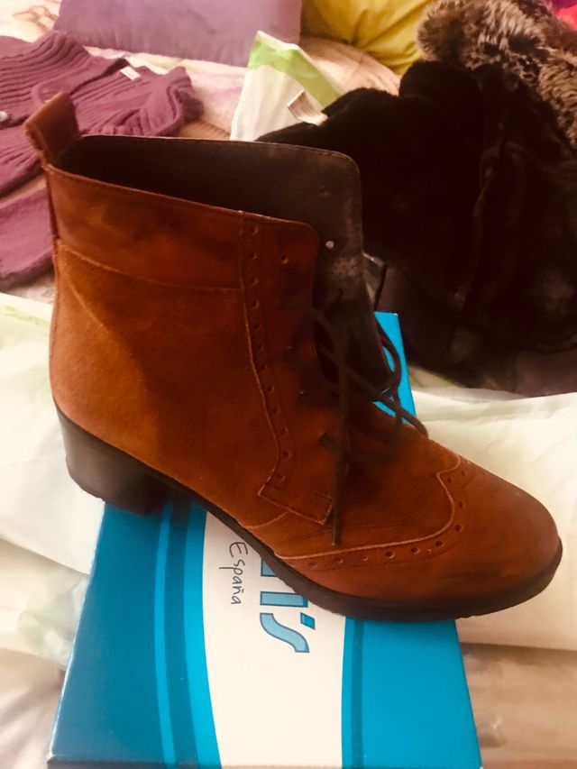 Botines de piel