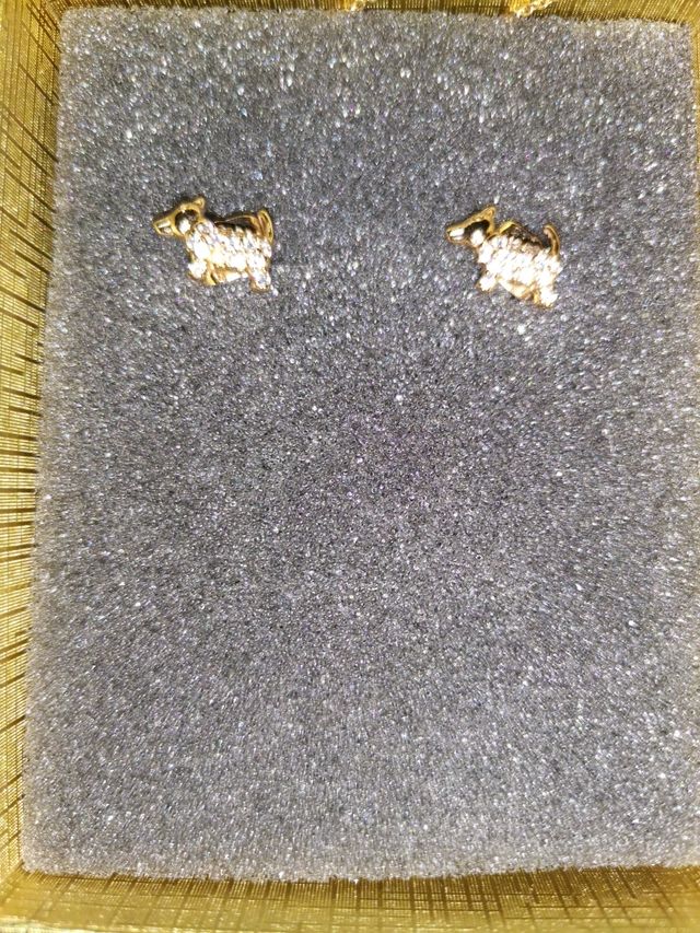 Conjunto chapado en oro