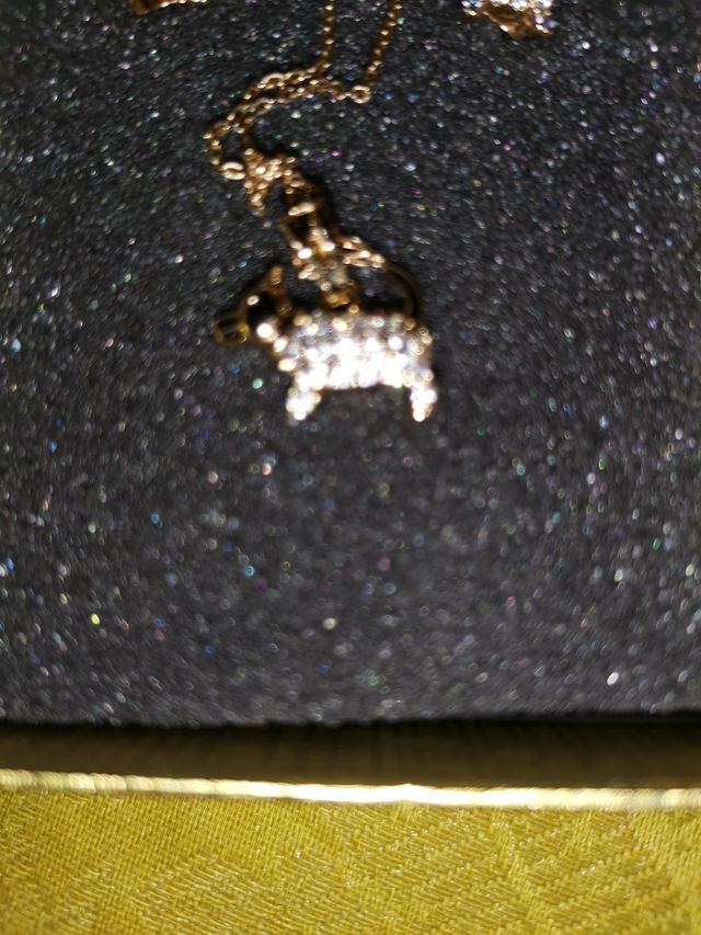 Conjunto chapado en oro