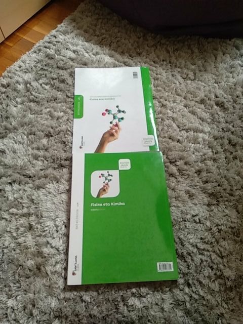 LIBRO FISIKA ETA KIMIKA 1 SIN ESTRENAR Y FORRADOS