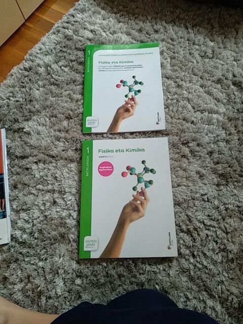 LIBRO FISIKA ETA KIMIKA 1 SIN ESTRENAR Y FORRADOS