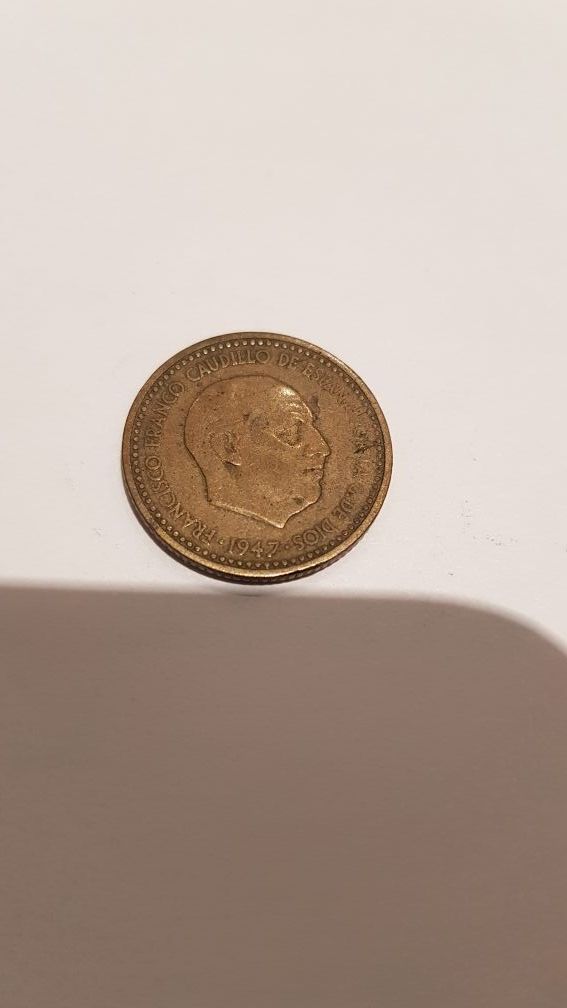 1 moneda de 1 peseta 1947 *19-53 Madrid