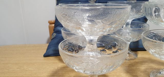 COPAS DE POSTRE VINTAGE NUEVAS.