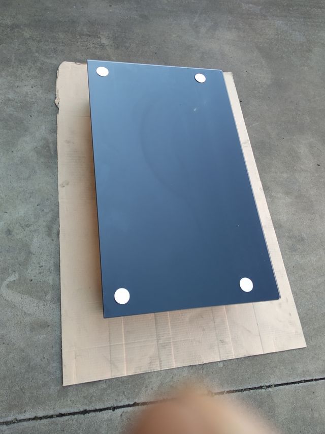 Mesa de cristal de tv