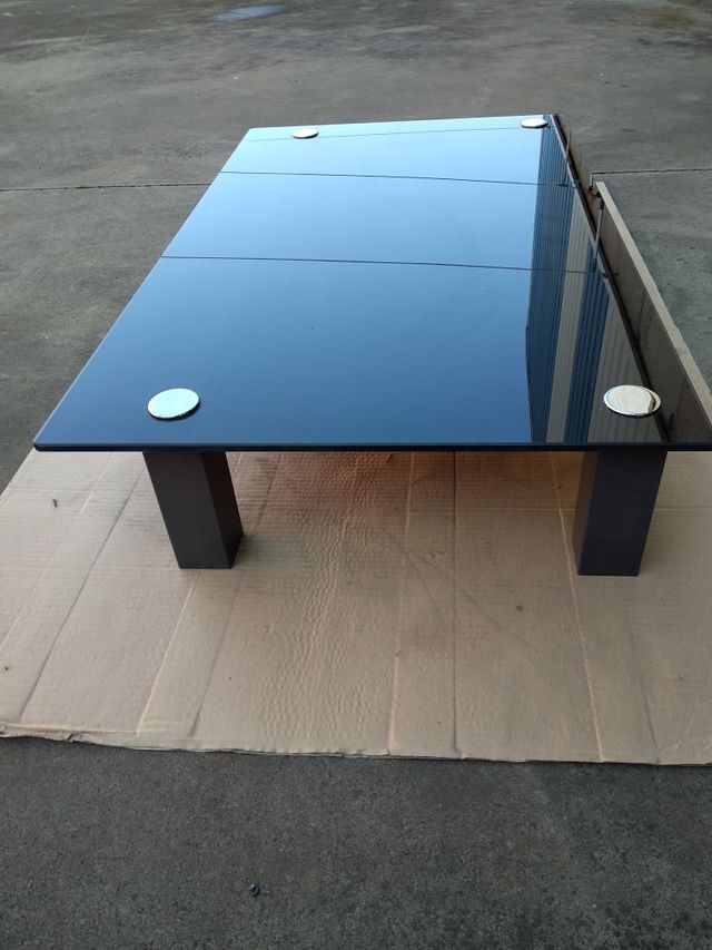 Mesa de cristal de tv