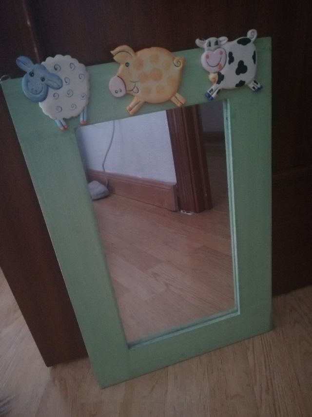Espejo infantil pequeño medida 45x30