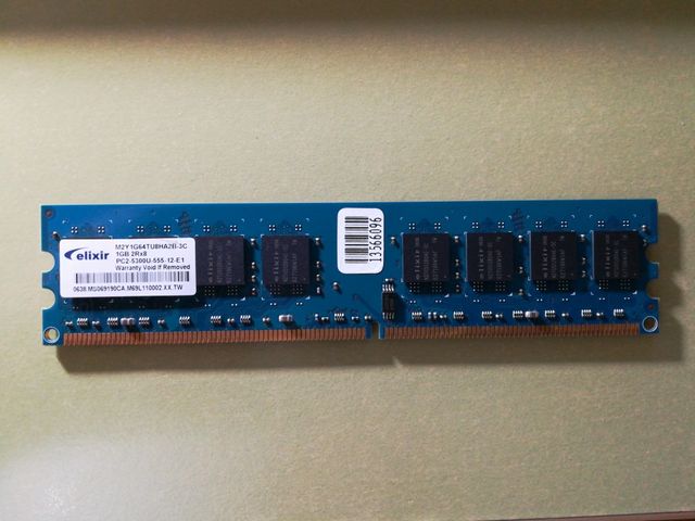 Memoria ram 1gb Elixir