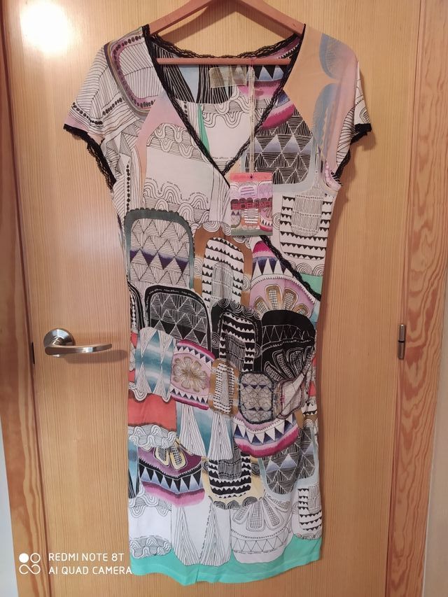 Vestido estampado Sidecar talla XL