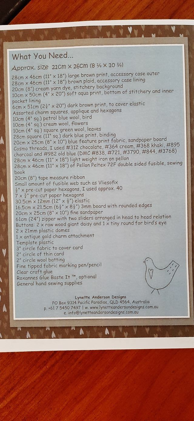 patrón de patchwork lynette Anderson