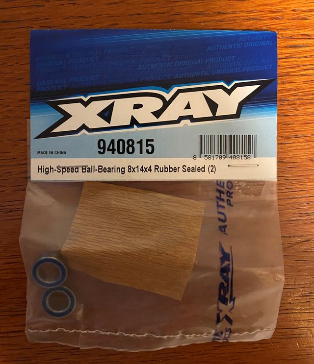XRAY 940815: 2 cojinetes sellados 8 x 14 x 4