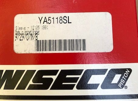 CAMISA WISECO YZ 125