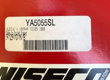 CAMISA WISECO YZ 125