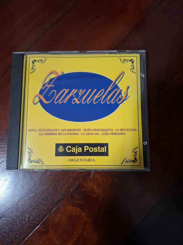 CD recopilatorio Zarzuelas