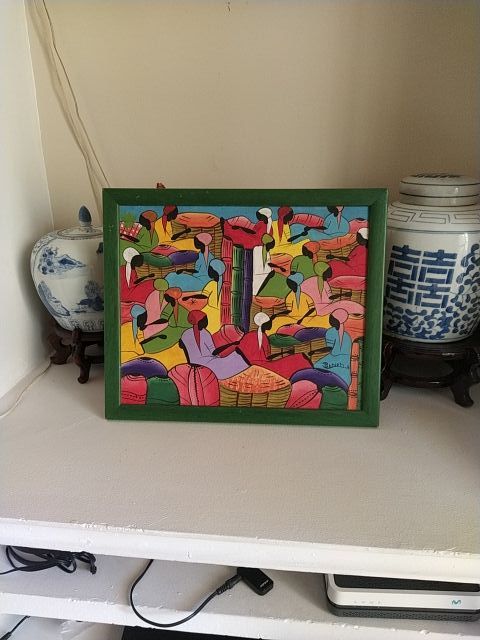 Pintura típica de la República Dominicana.