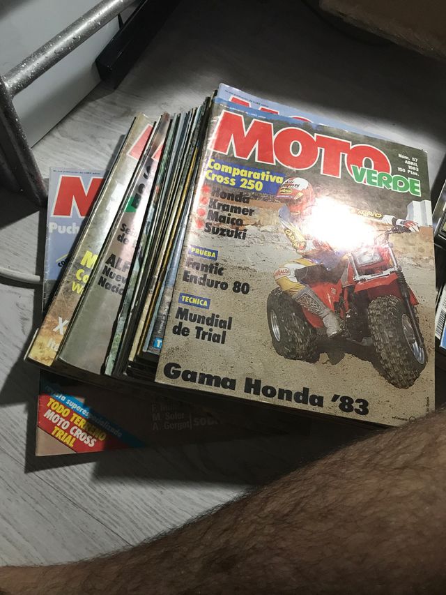 Revistas moto verde 90