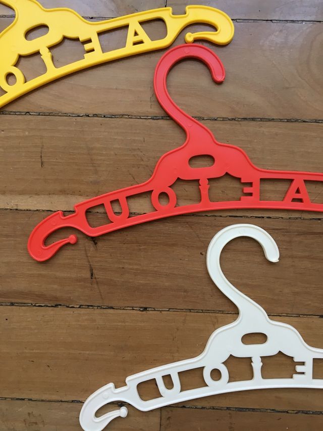 Perchas vintage nuevas 60s 70s