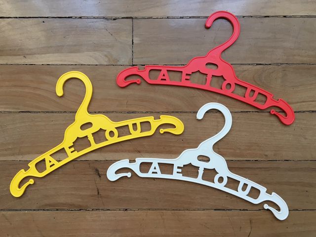 Perchas vintage nuevas 60s 70s