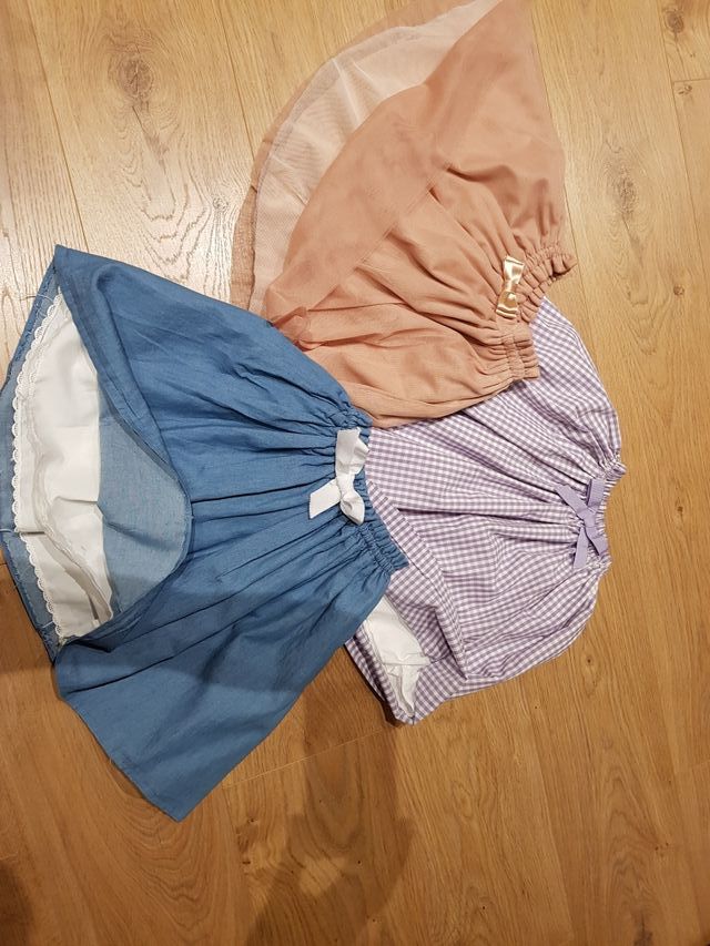 Lote 3 faldas niña talla 8