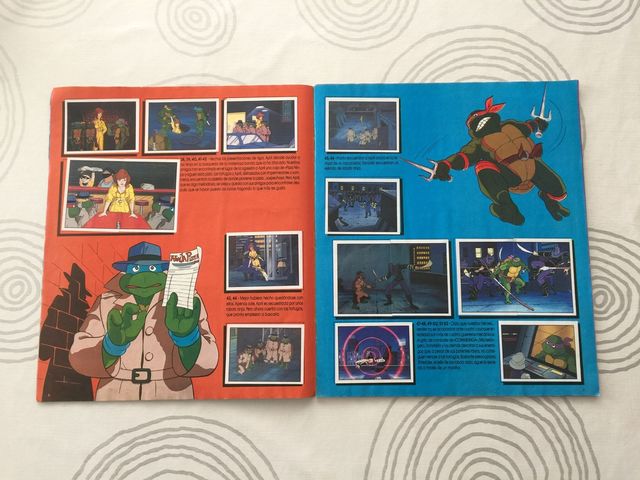 Las Tortugas Ninja Album Cromos Panini 1990
