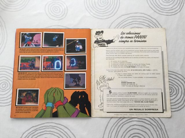 Las Tortugas Ninja Album Cromos Panini 1990