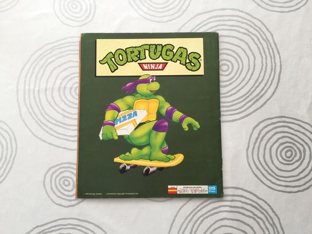 Las Tortugas Ninja Album Cromos Panini 1990